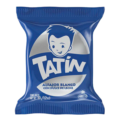 Alfajor Arcor Tatin Blanco con Dulce de Leche 33 g